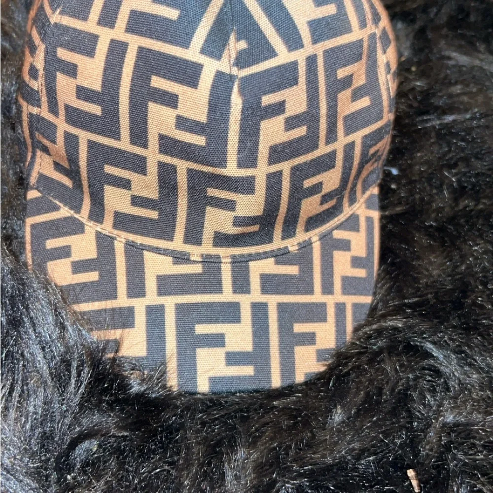 Fendi Brown Monogram Baseball Cap